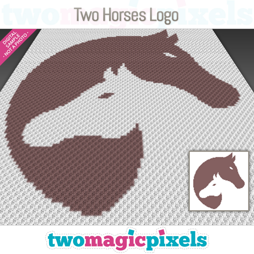 Two Horses Logo by Two Magic Pixels
