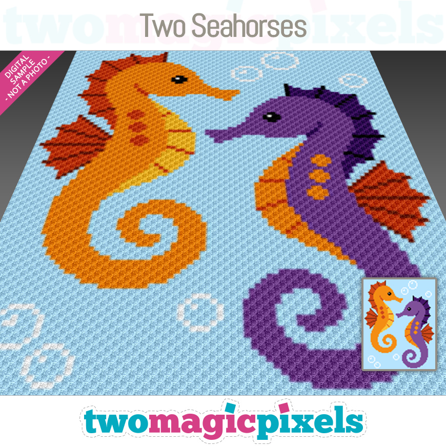 Two Seahorses by Two Magic Pixels Two Seahorses by Two Magic Pixels