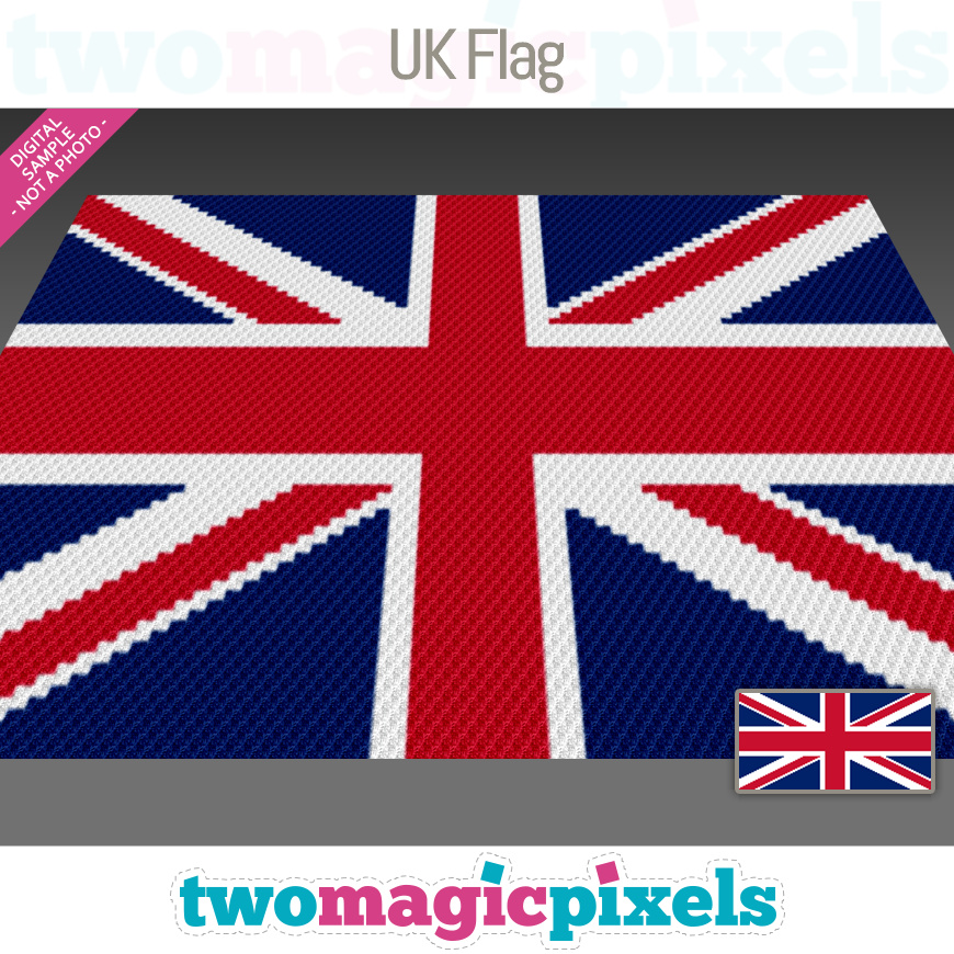 UK Flag by Two Magic Pixels