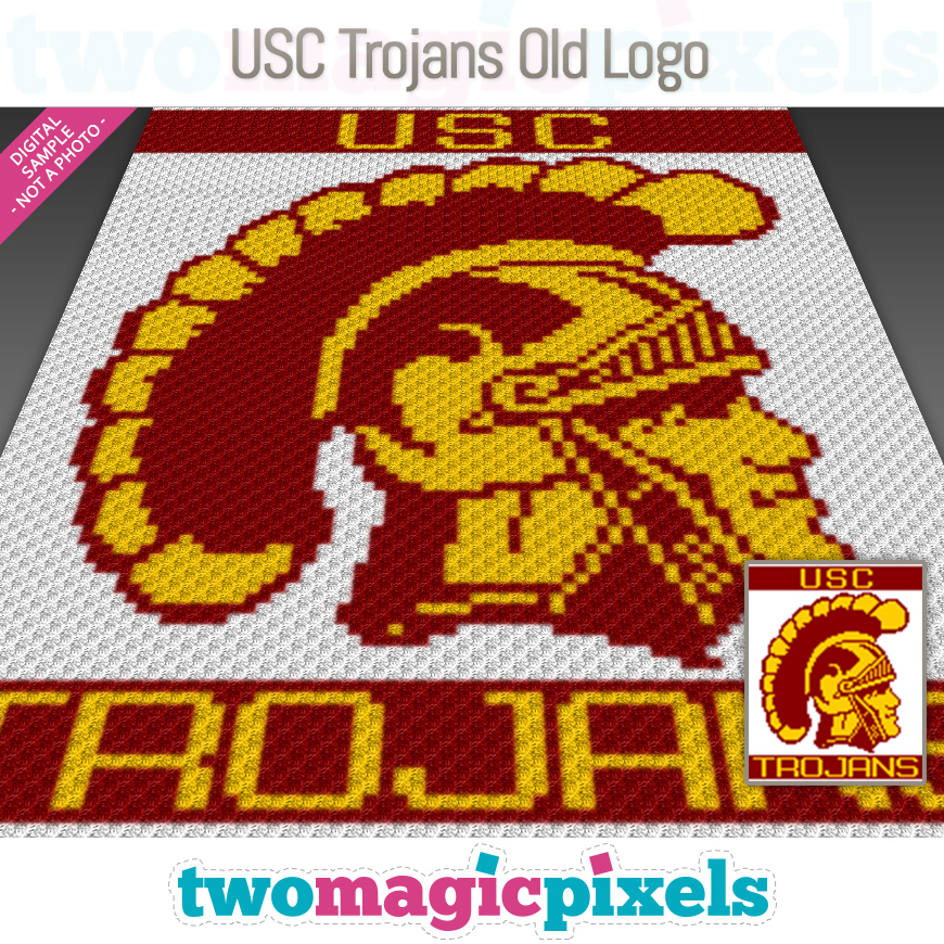 USC Trojans Old Logo by Two Magic Pixels