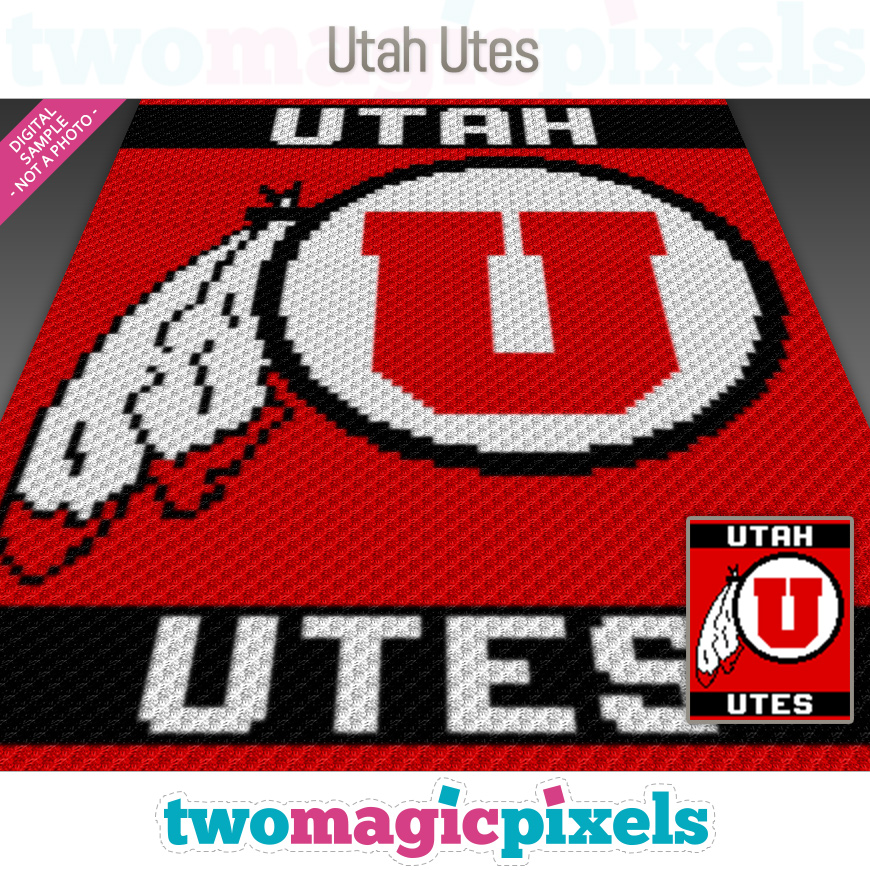 Utah Utes Logo by Two Magic Pixels