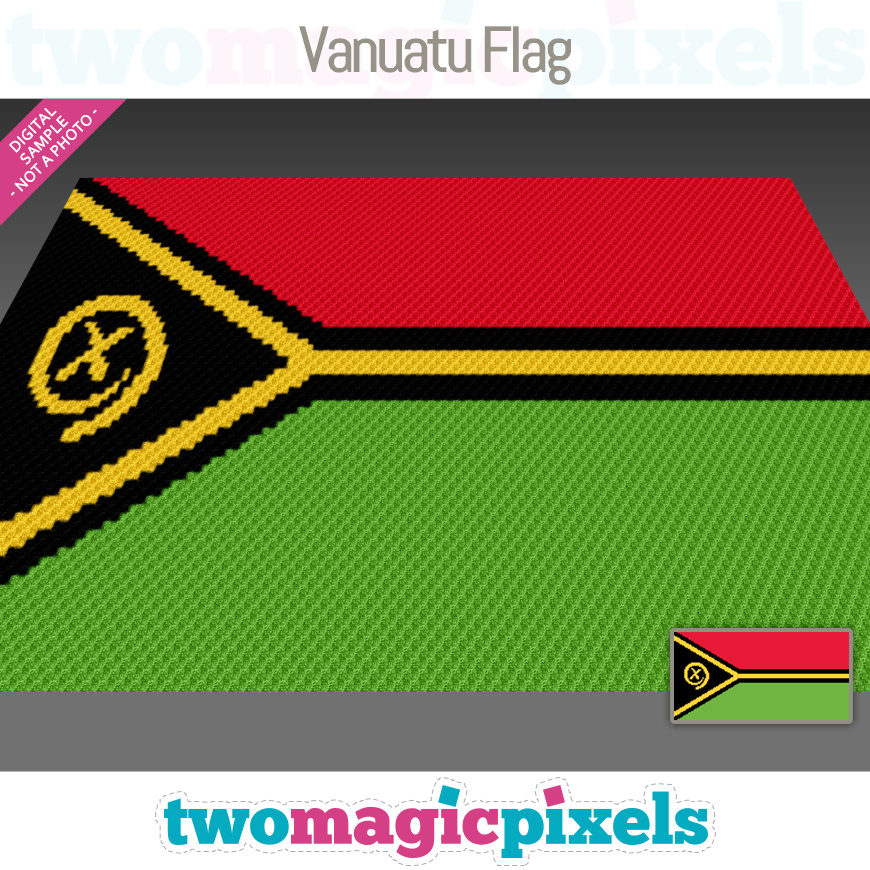 Vanuatu Flag by Two Magic Pixels