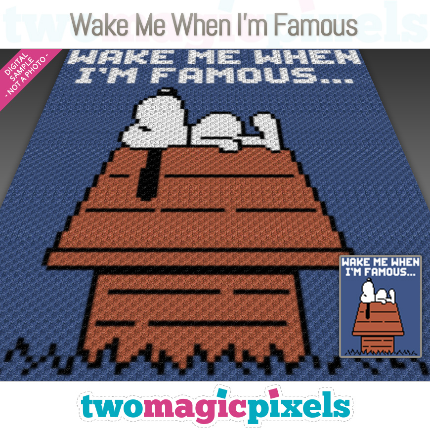 Wake Me When I'm Famous by Two Magic Pixels