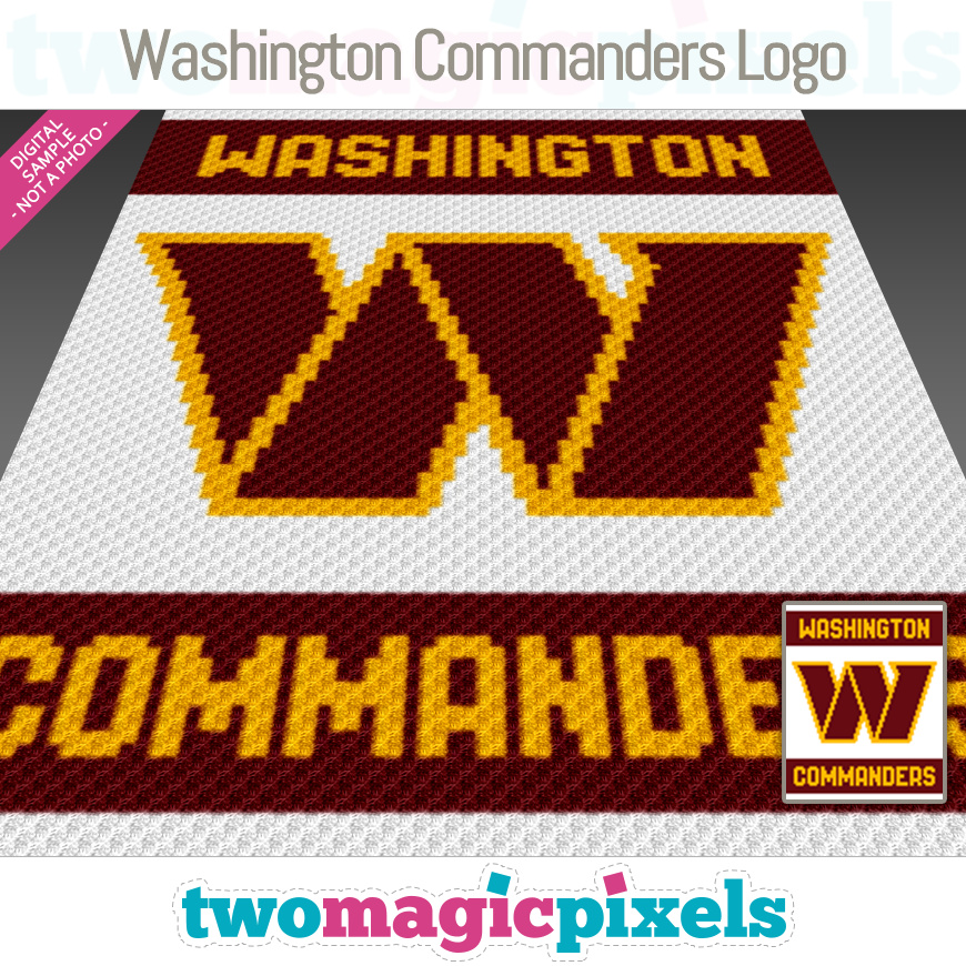 Washington Commanders Logo by Two Magic Pixels Washington Commanders Logo by Two Magic Pixels