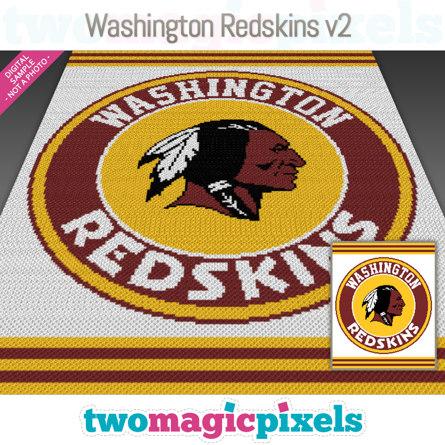 Washington Redskins v2 by Two Magic Pixels