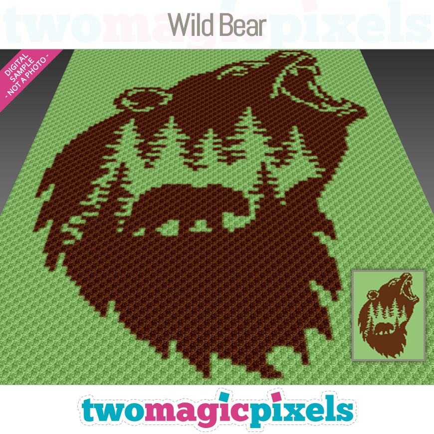 Wild Bear by Two Magic Pixels