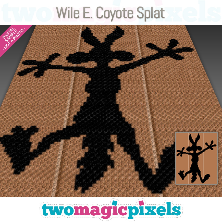 Wile E. Coyote Splat by Two Magic Pixels