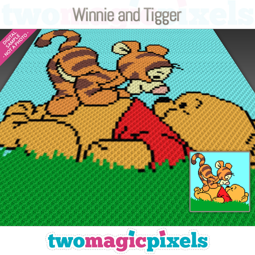 Winnie and Tigger by Two Magic Pixels