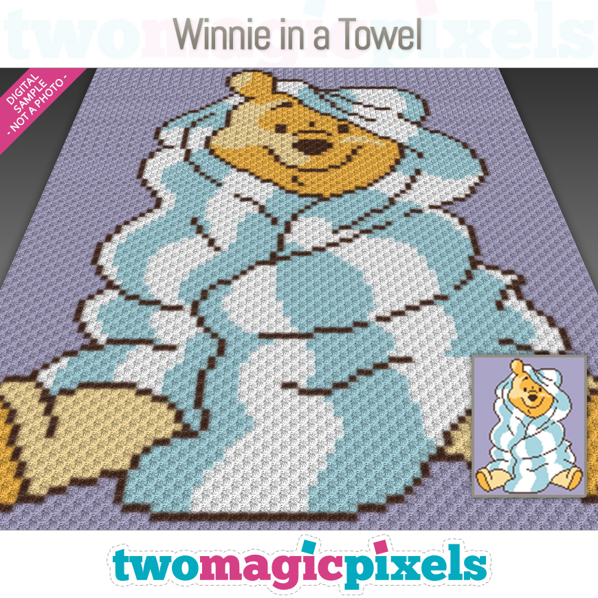 Winnie in a Towel by Two Magic Pixels