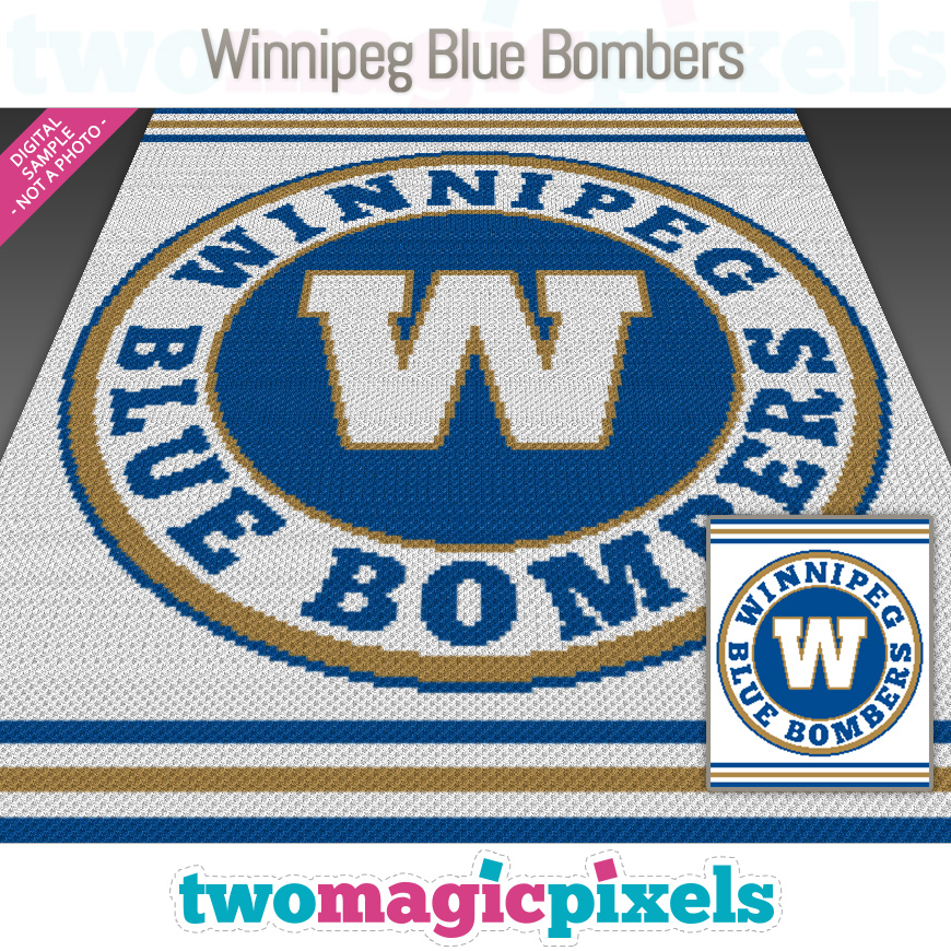 Winnipeg Blue Bombers by Two Magic Pixels