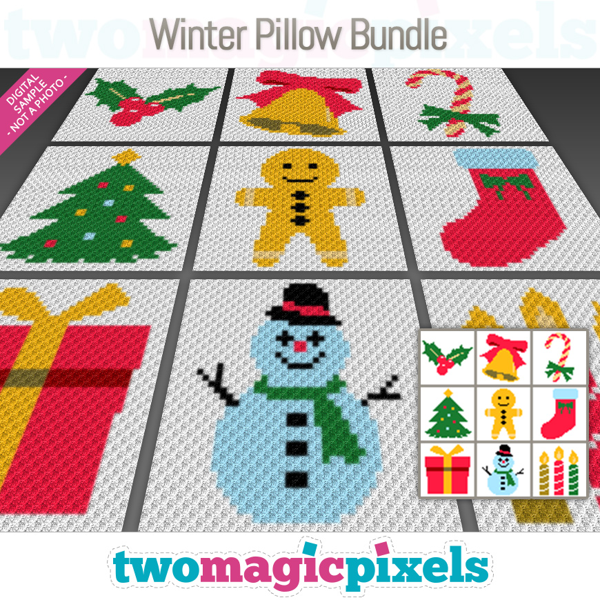 Winter Pillow Bundle by Two Magic Pixels