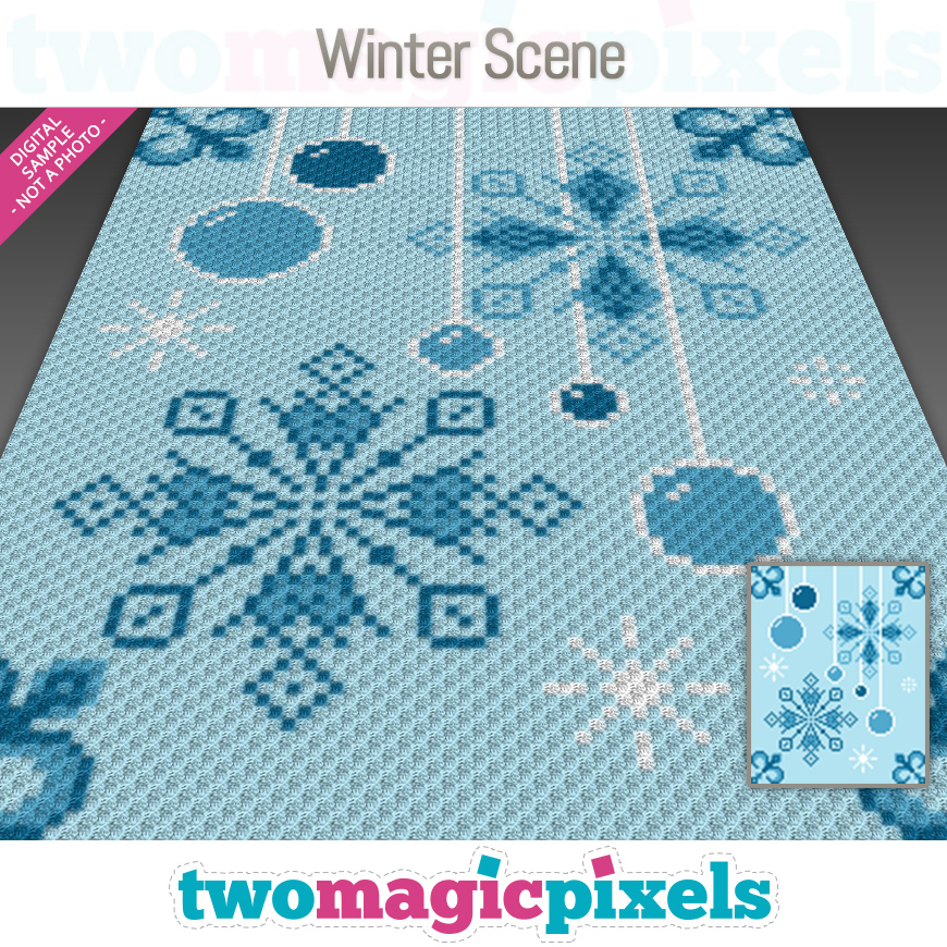 Winter Scene by Two Magic Pixels