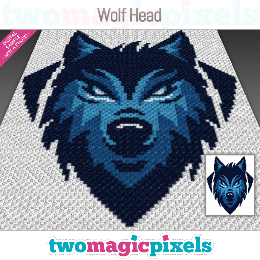 Wolf Head by Two Magic Pixels