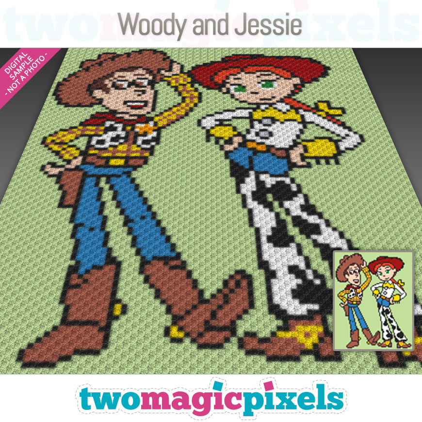 Woody and Jessie by Two Magic Pixels
