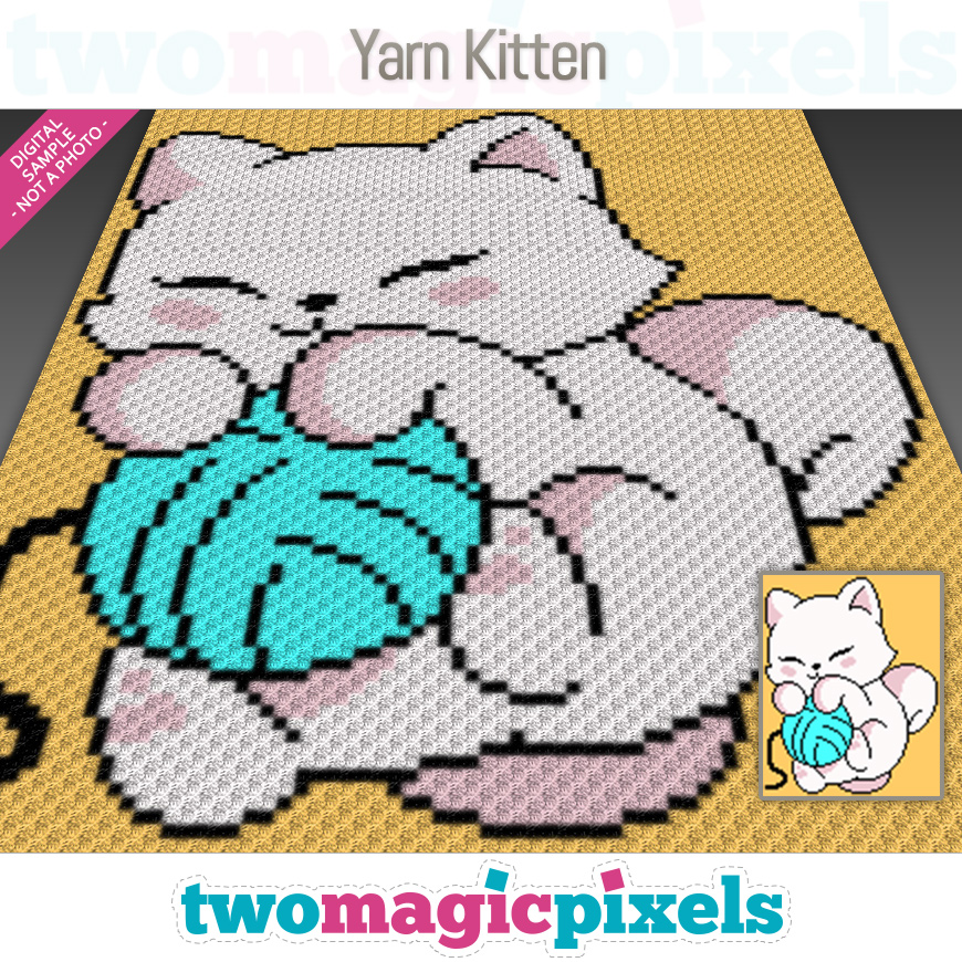 Yarn Kitten by Two Magic Pixels