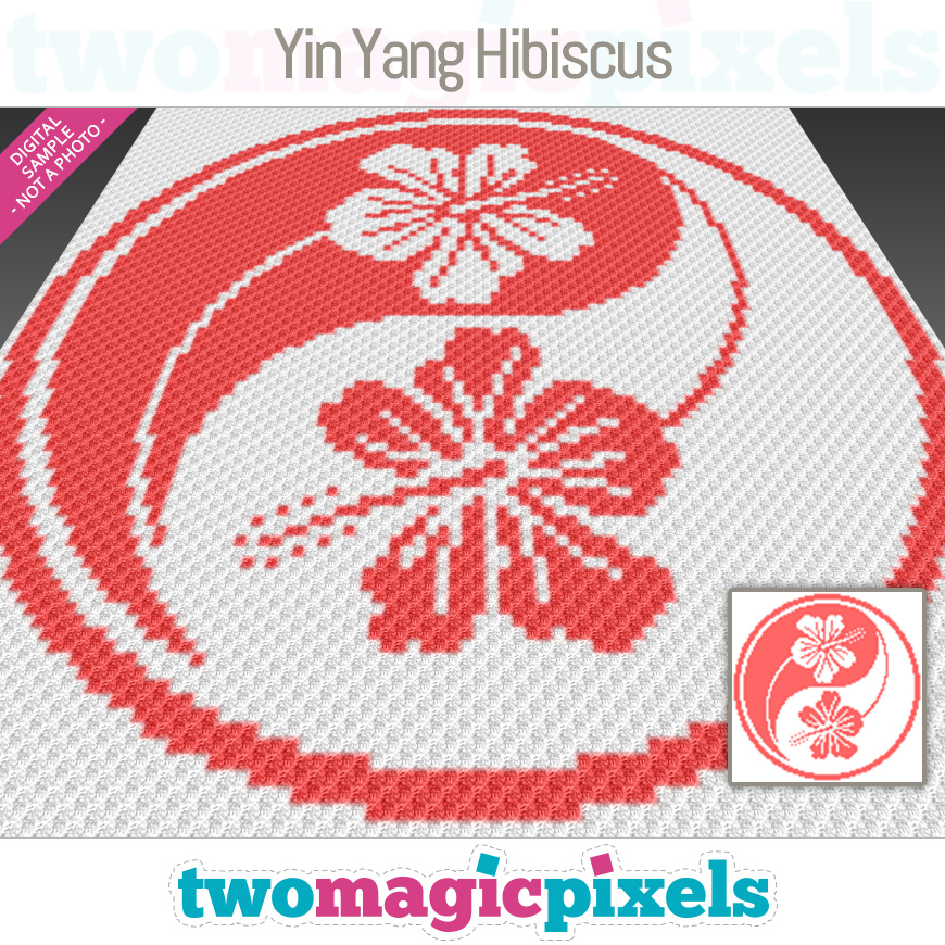 Yin Yang Hibiscus by Two Magic Pixels