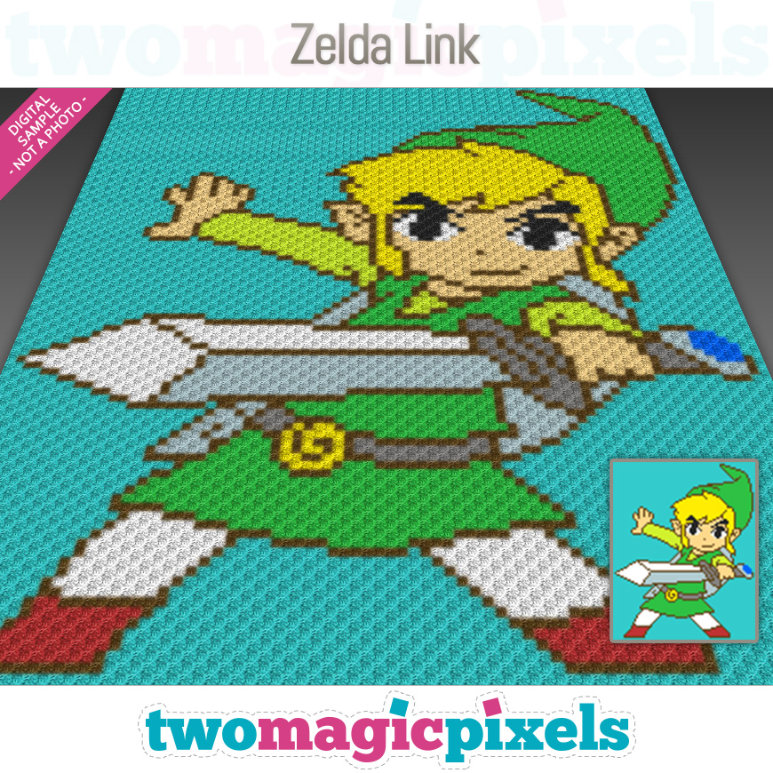 Zelda Link by Two Magic Pixels